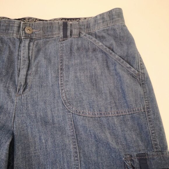 2 / $30.00 - Gloria Vanderbilt Ladies Medium Wash Size 16 Jean Capri's - Picture 8 of 8